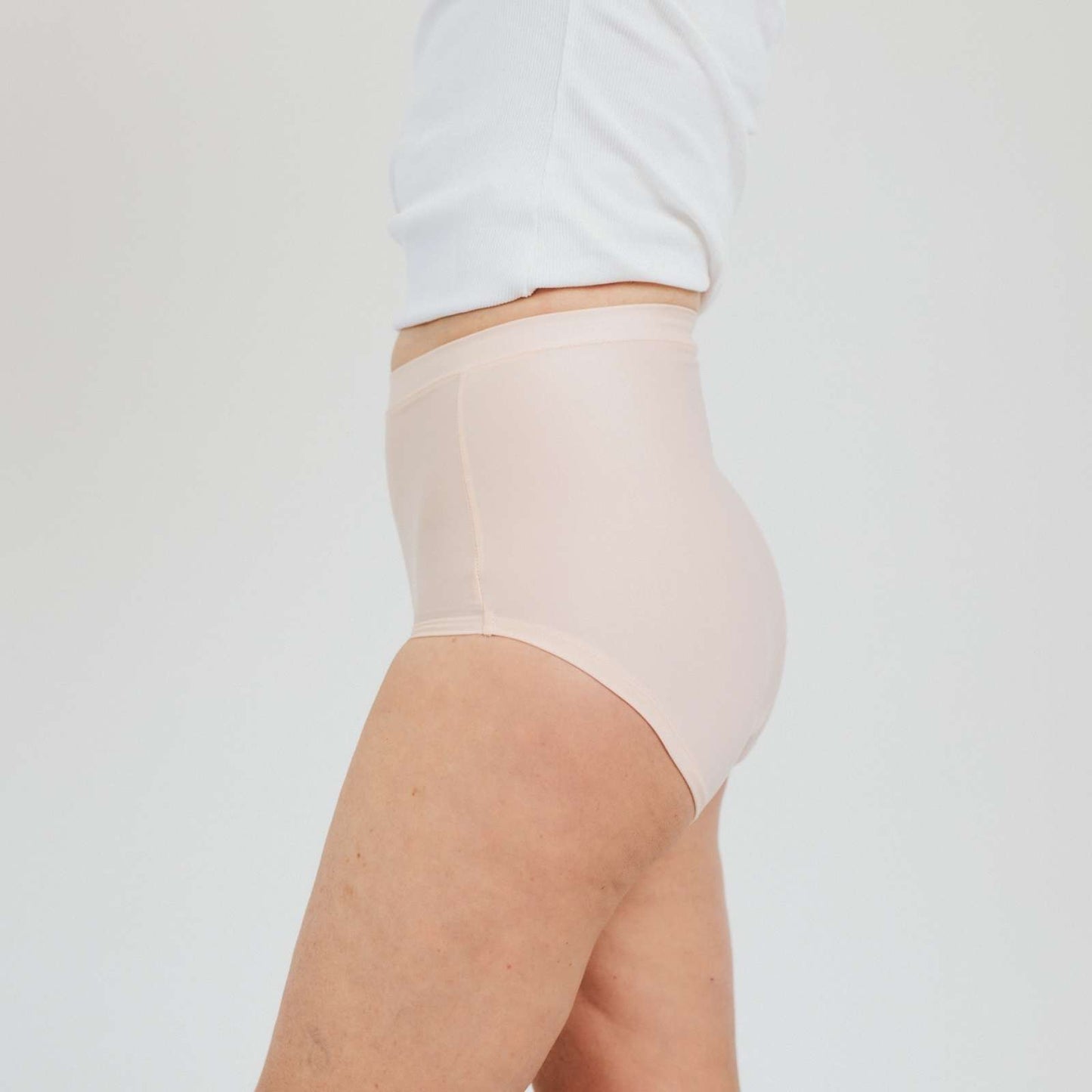 crotch sweat, leak proof underwear, period prood underwear, period underwear nz, period undies nz, lbl high-rise blush heavy absorbency postpartum, reusable, washable incontinence products nz