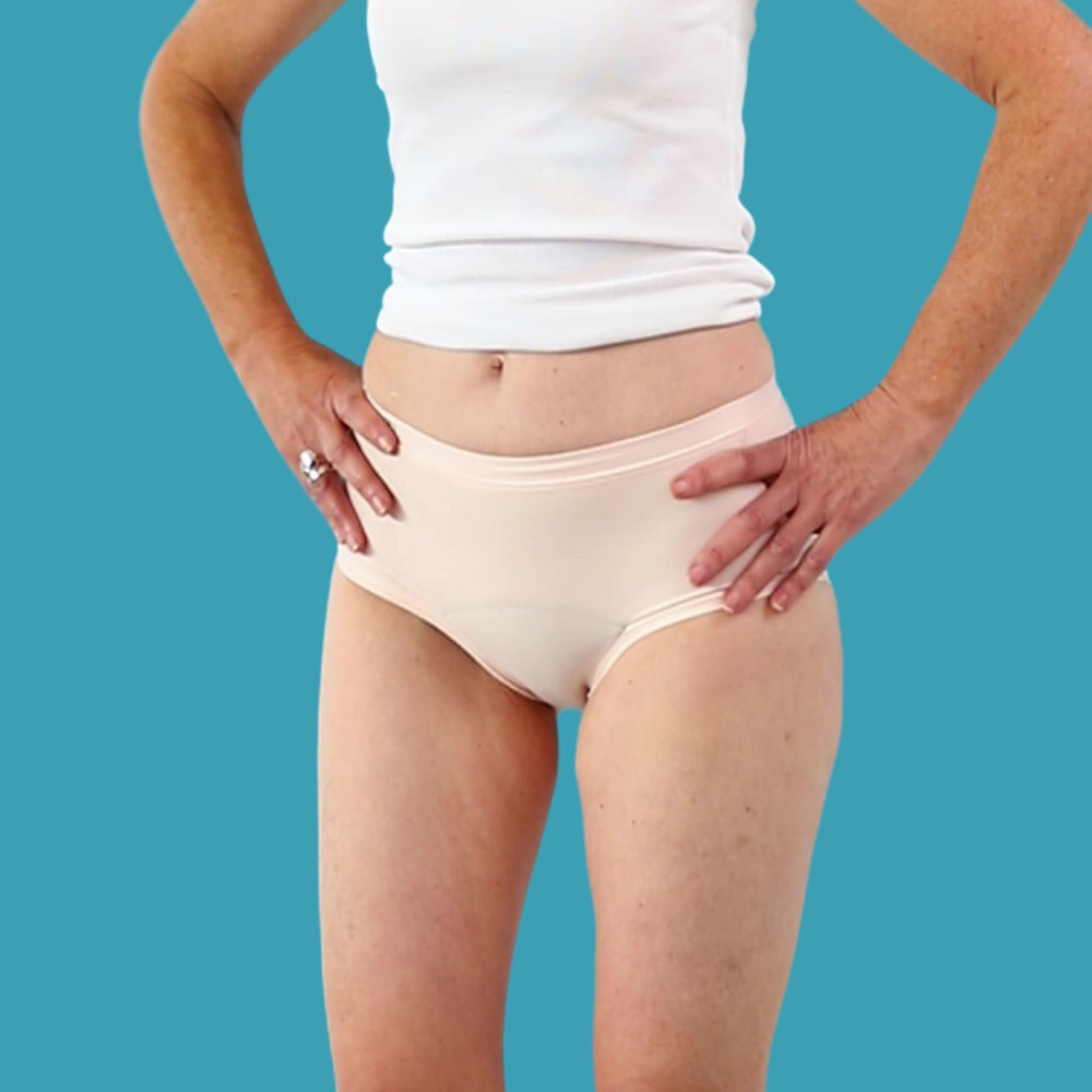 
                  
                    period knickers nz, best reusable incontinence underwear, leak proof undies, underwear for leaks, mid-rise briefs washable for periods, incontinence products NZ
                  
                